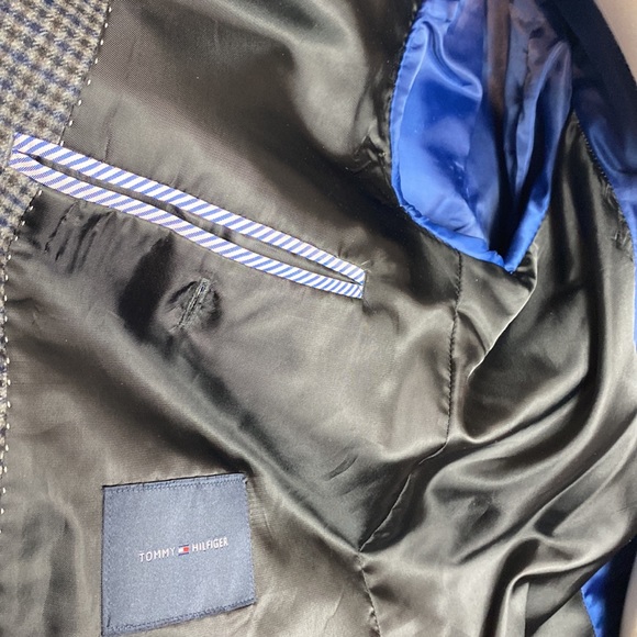 Tommy Hilfiger blazer coat wool plaid - Picture 11 of 14